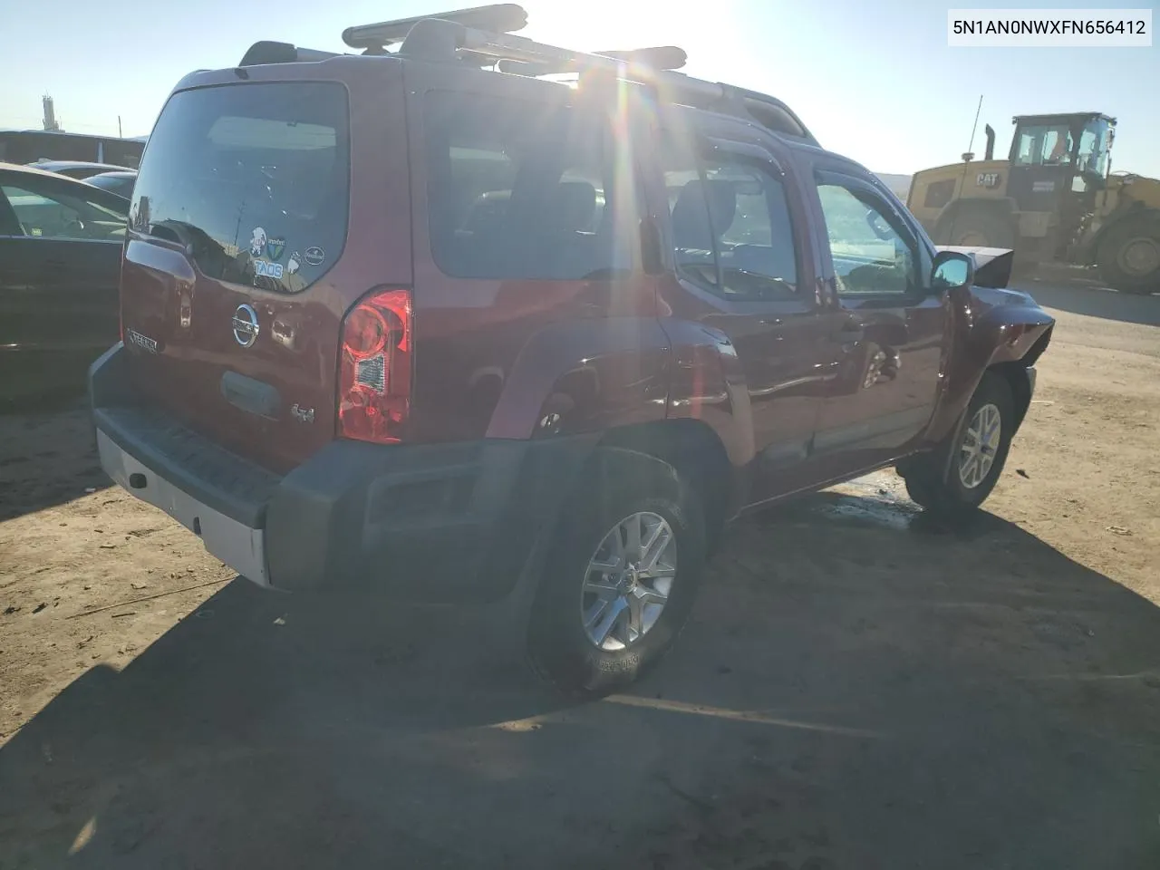 2015 Nissan Xterra X VIN: 5N1AN0NWXFN656412 Lot: 79760054