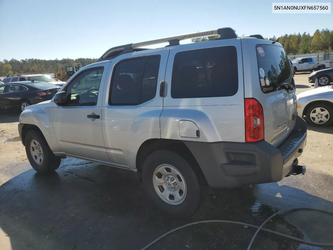 2015 Nissan Xterra X VIN: 5N1AN0NUXFN657560 Lot: 80971614