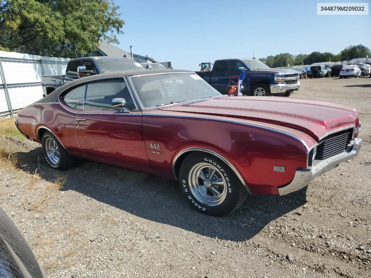 1969 Oldsmobile 442 VIN: 344879M209032 Lot: 69608194