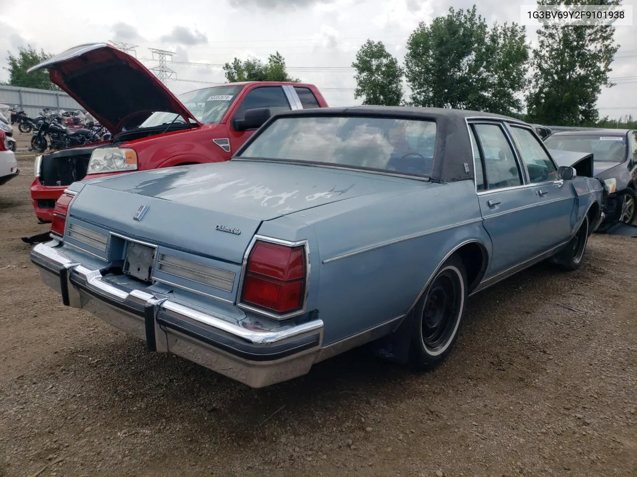 1985 Oldsmobile Delta 88 Royale Brougham Ls VIN: 1G3BV69Y2F9101938 Lot: 63474764