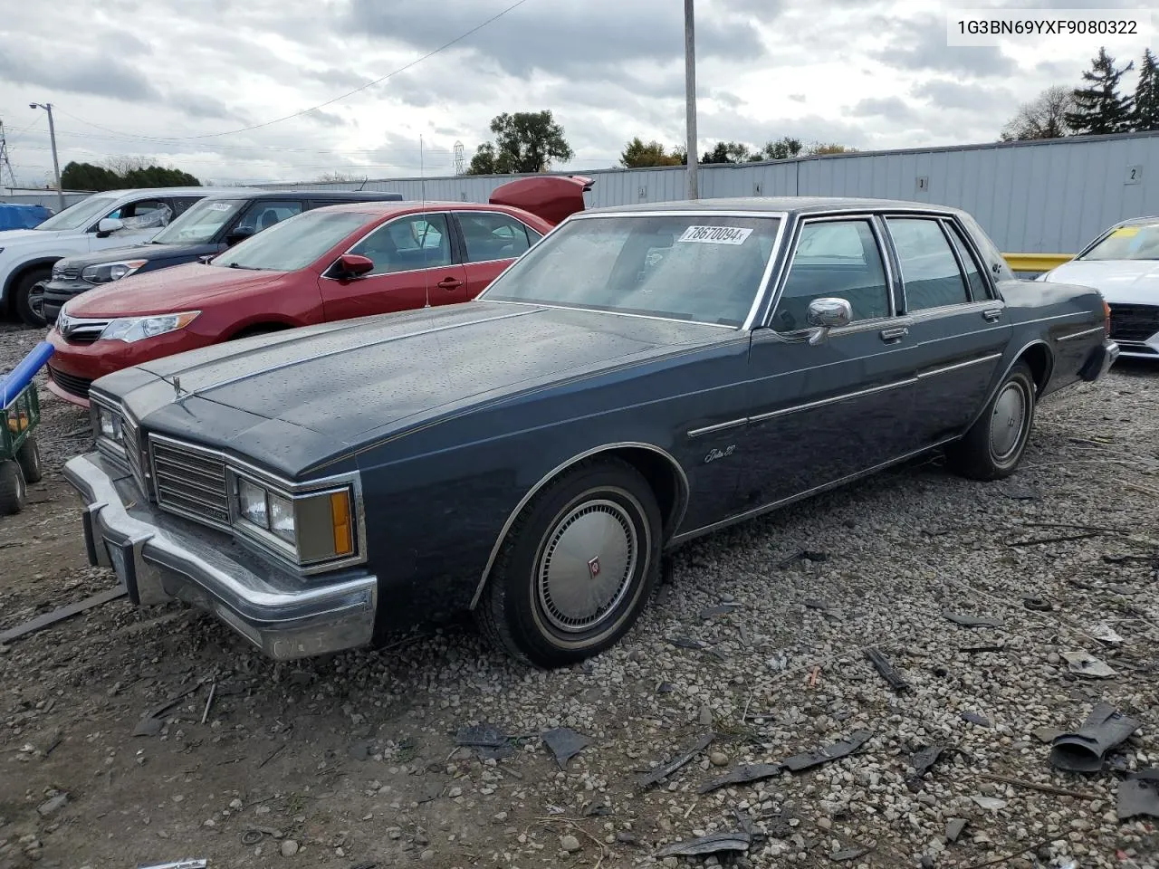 1985 Oldsmobile Delta 88 Royale VIN: 1G3BN69YXF9080322 Lot: 78670094