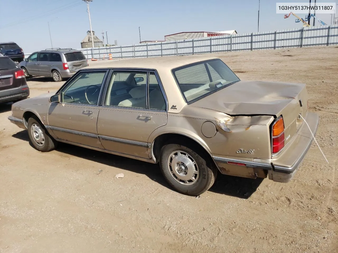 1987 Oldsmobile Delta 88 Royale Brougham VIN: 1G3HY5137HW311807 Lot: 74605344