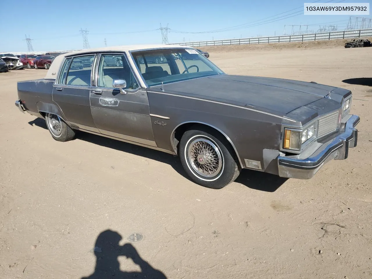 1983 Oldsmobile 98 Regency Brougham VIN: 1G3AW69Y3DM957932 Lot: 71878724