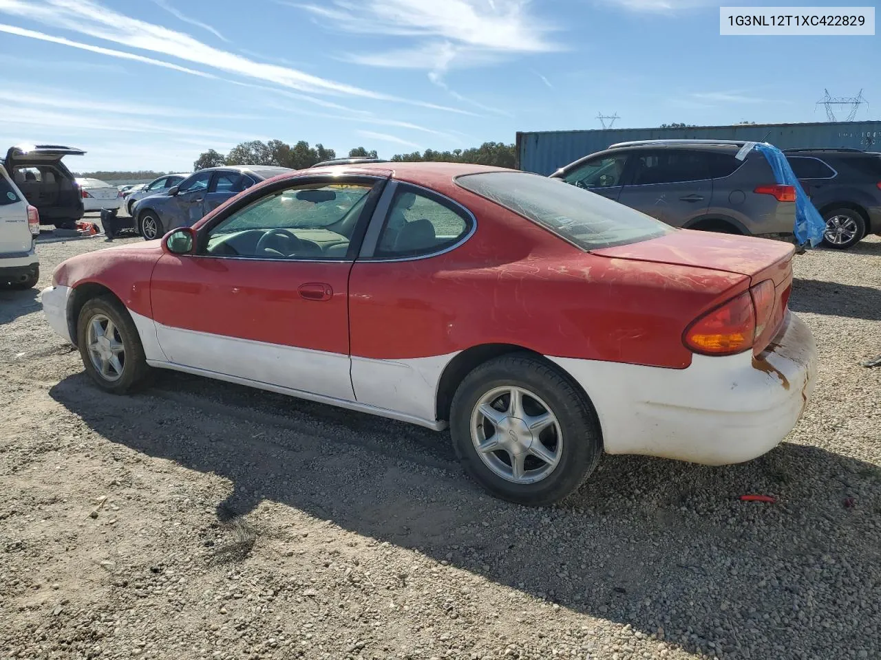 1999 Oldsmobile Alero Gl VIN: 1G3NL12T1XC422829 Lot: 70723734