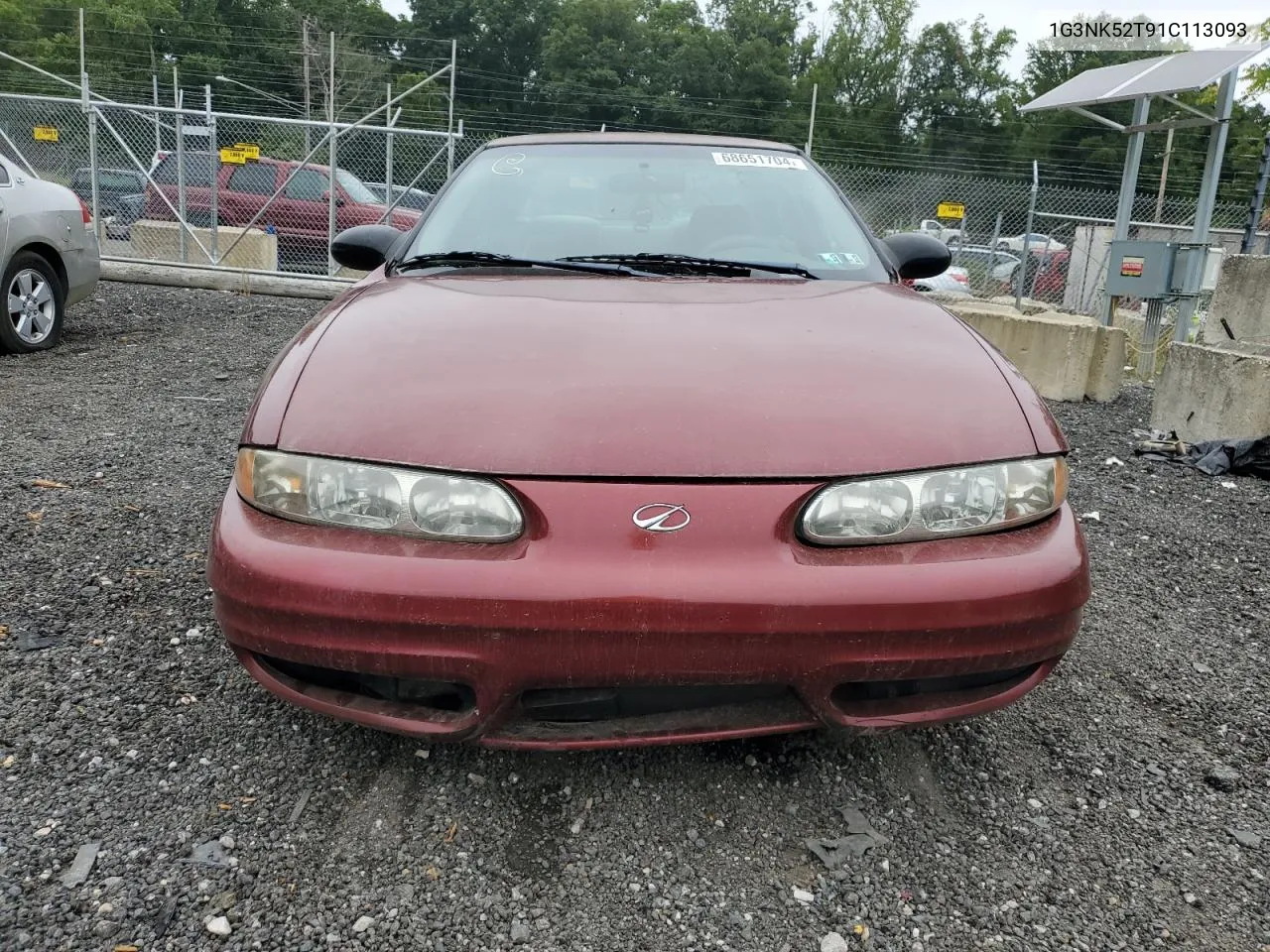 1G3NK52T91C113093 2001 Oldsmobile Alero Gx