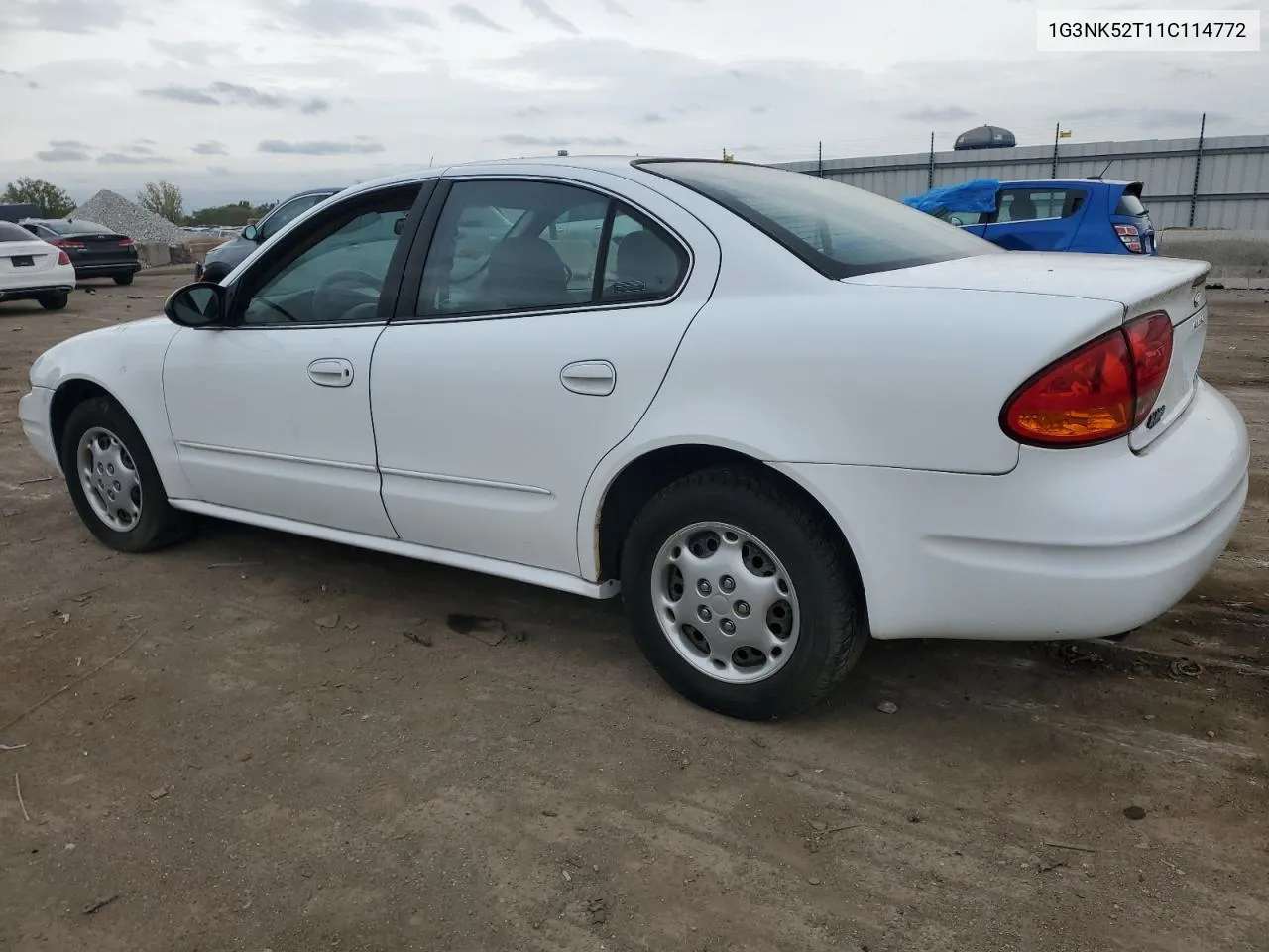 2001 Oldsmobile Alero Gx VIN: 1G3NK52T11C114772 Lot: 72710014