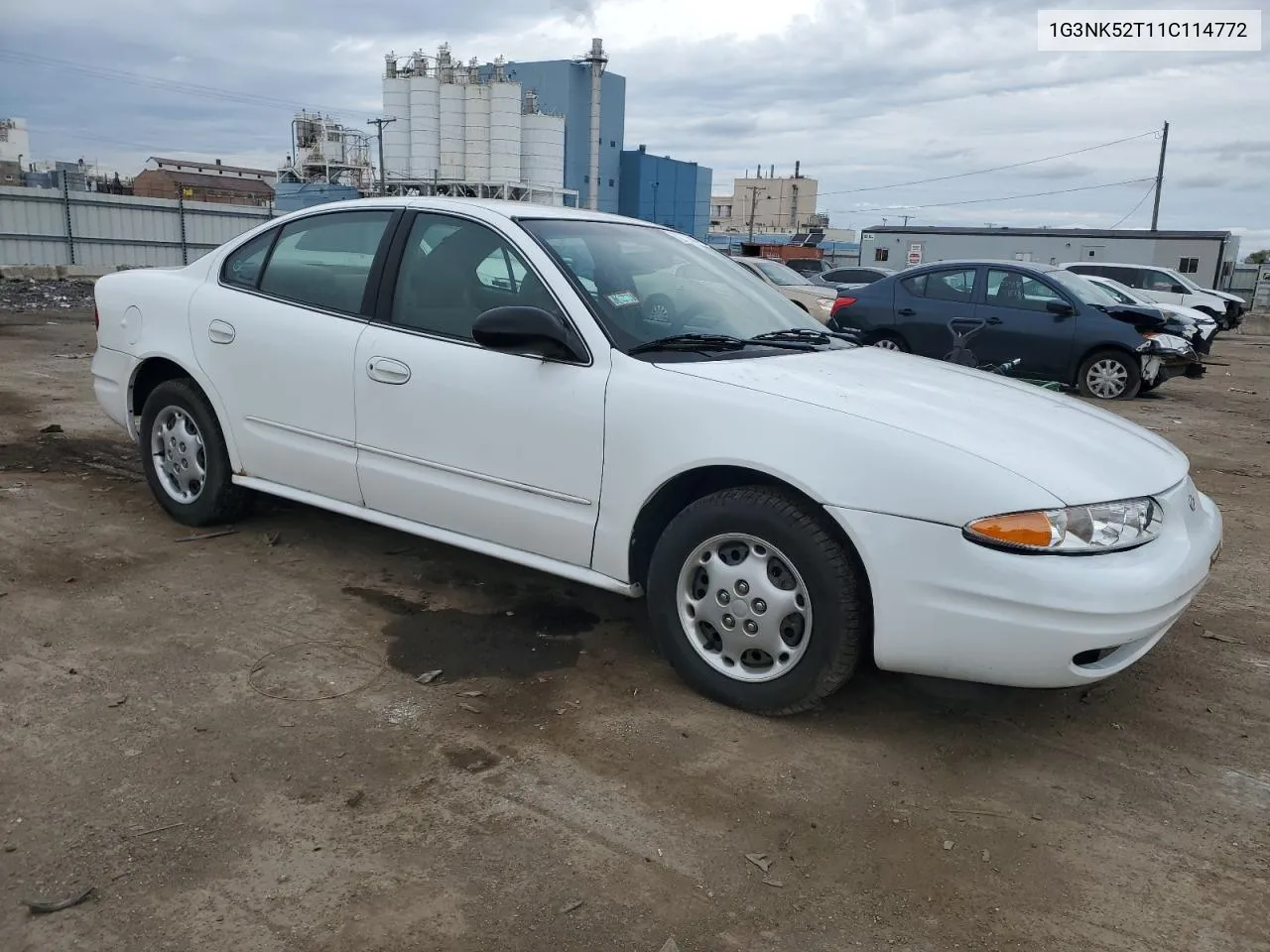 2001 Oldsmobile Alero Gx VIN: 1G3NK52T11C114772 Lot: 72710014