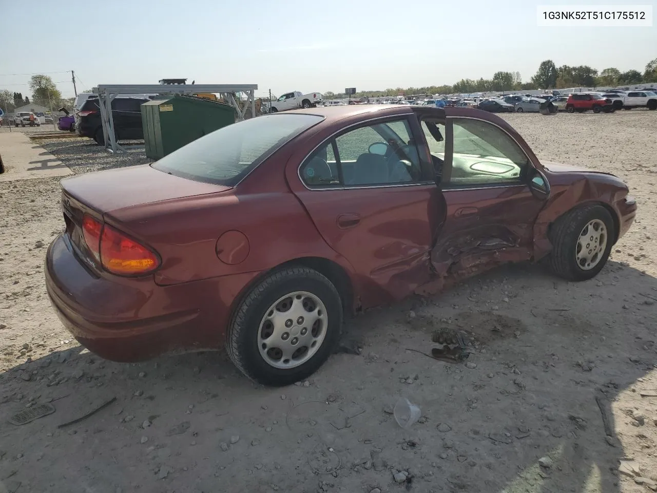 2001 Oldsmobile Alero Gx VIN: 1G3NK52T51C175512 Lot: 74431524