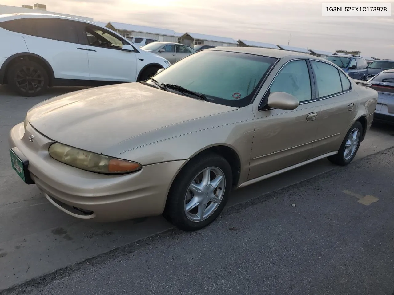 2001 Oldsmobile Alero Gl VIN: 1G3NL52EX1C173978 Lot: 74585964