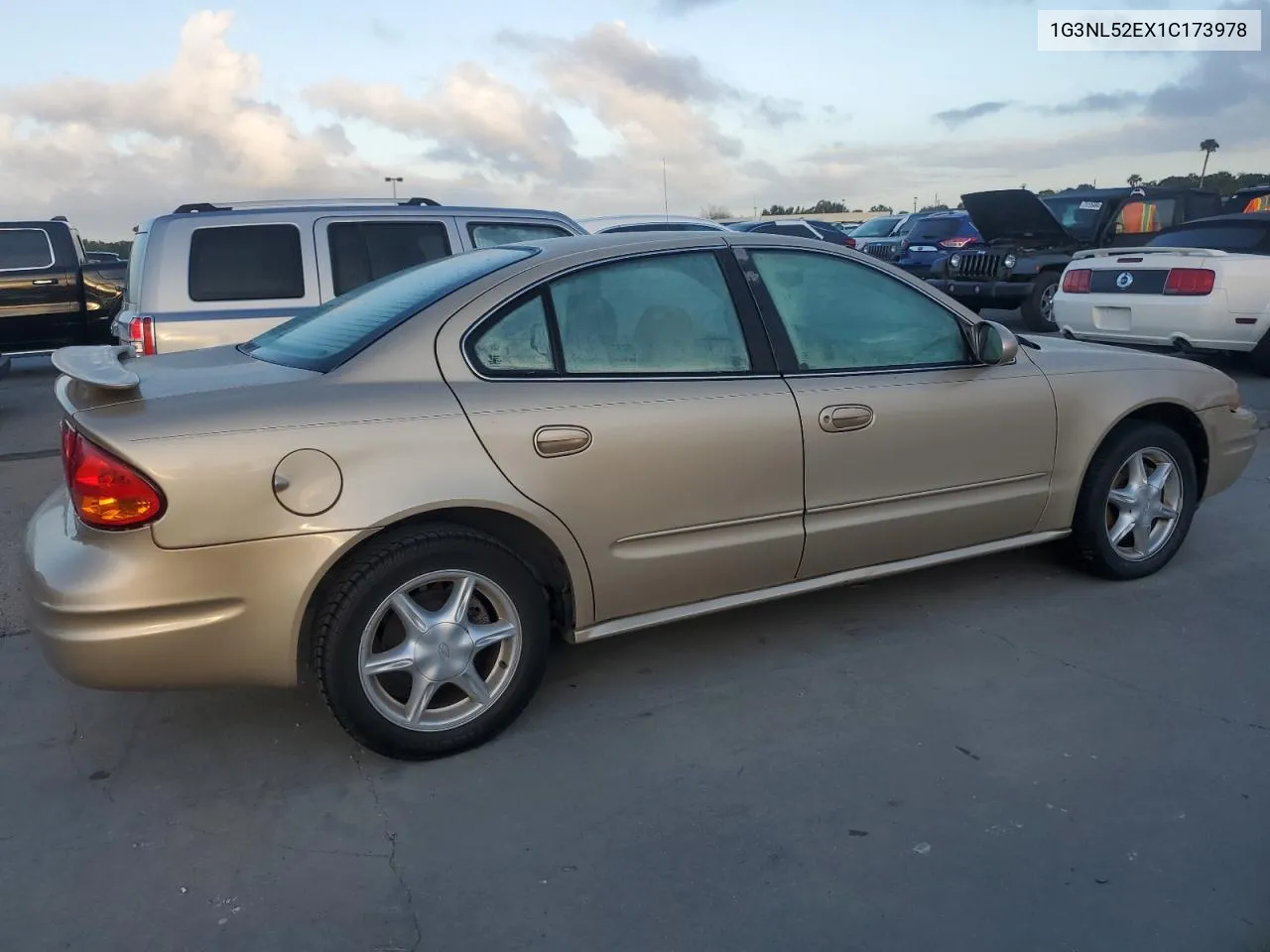 2001 Oldsmobile Alero Gl VIN: 1G3NL52EX1C173978 Lot: 74585964