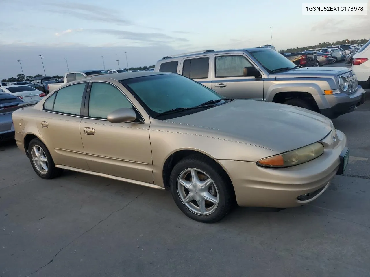 2001 Oldsmobile Alero Gl VIN: 1G3NL52EX1C173978 Lot: 74585964