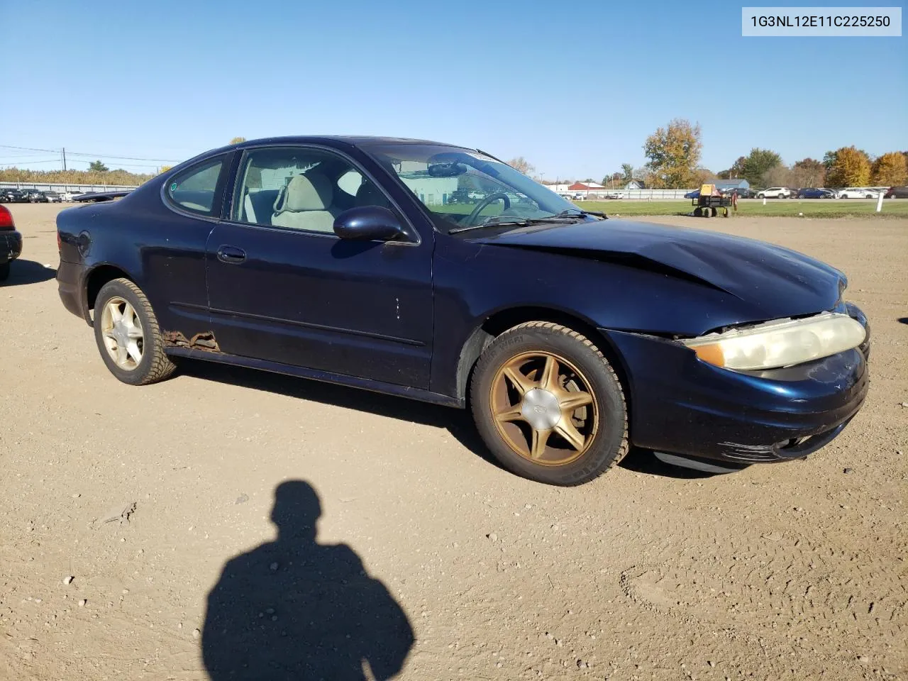 2001 Oldsmobile Alero Gl VIN: 1G3NL12E11C225250 Lot: 76250644