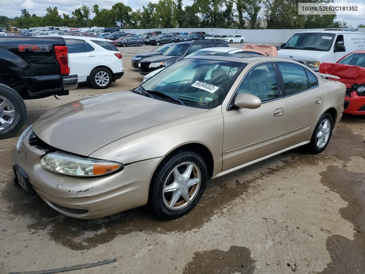 2002 Oldsmobile Alero Gl VIN: 1G3NL52E62C181352 Lot: 66348333