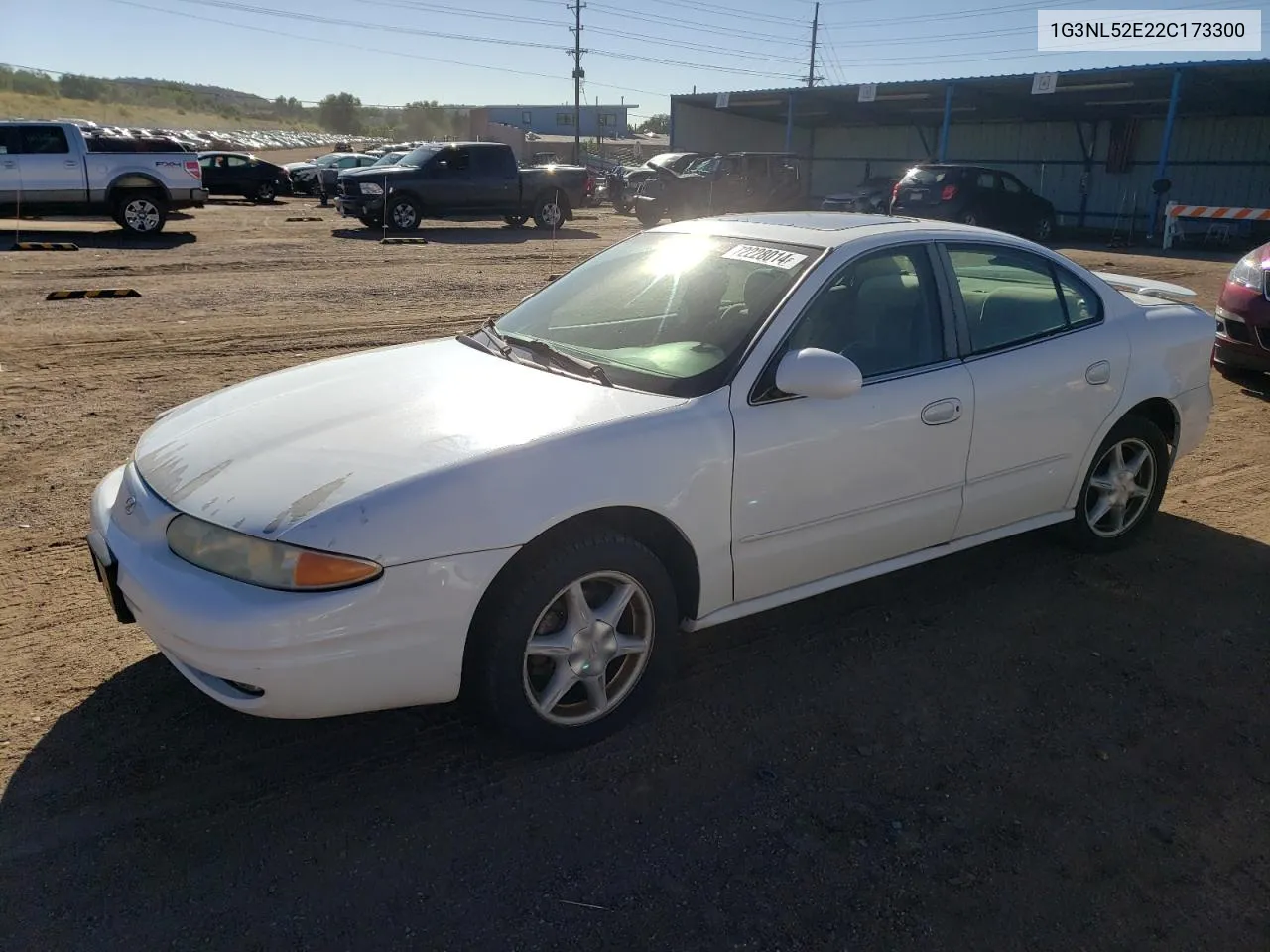 2002 Oldsmobile Alero Gl VIN: 1G3NL52E22C173300 Lot: 72228014