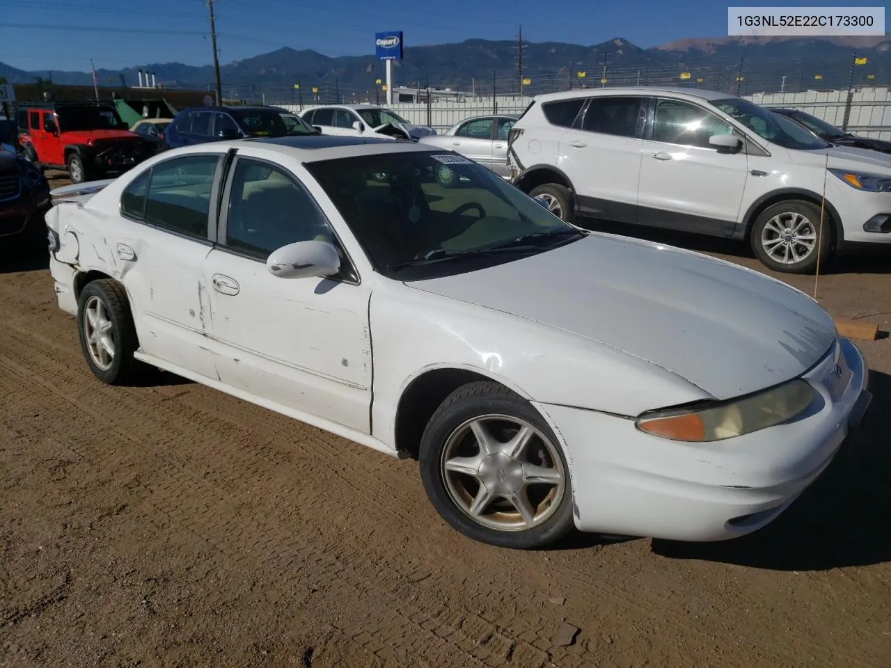 2002 Oldsmobile Alero Gl VIN: 1G3NL52E22C173300 Lot: 72228014