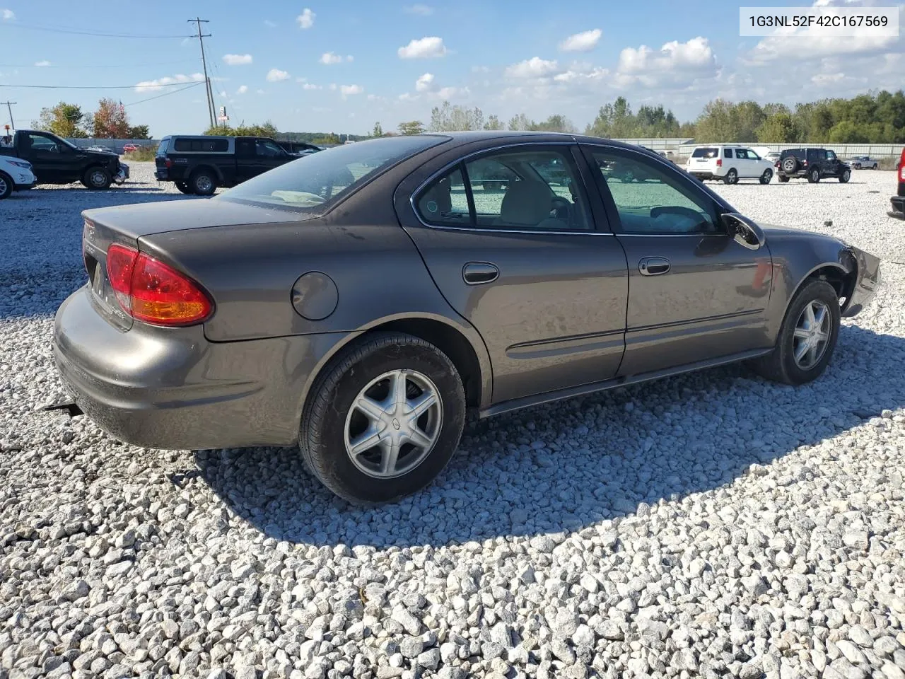 1G3NL52F42C167569 2002 Oldsmobile Alero Gl