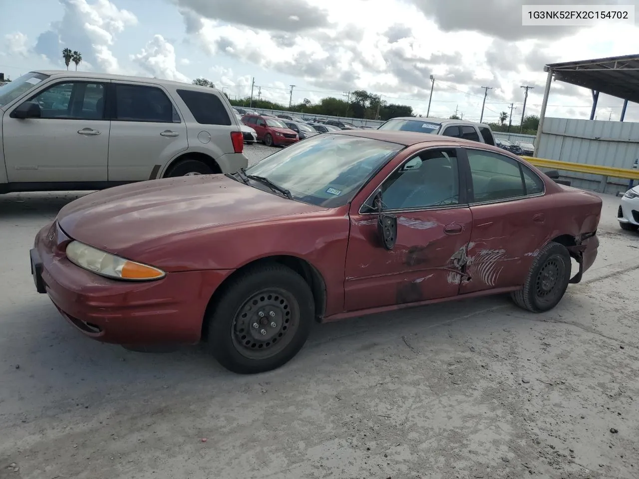 2002 Oldsmobile Alero Gx VIN: 1G3NK52FX2C154702 Lot: 78925854