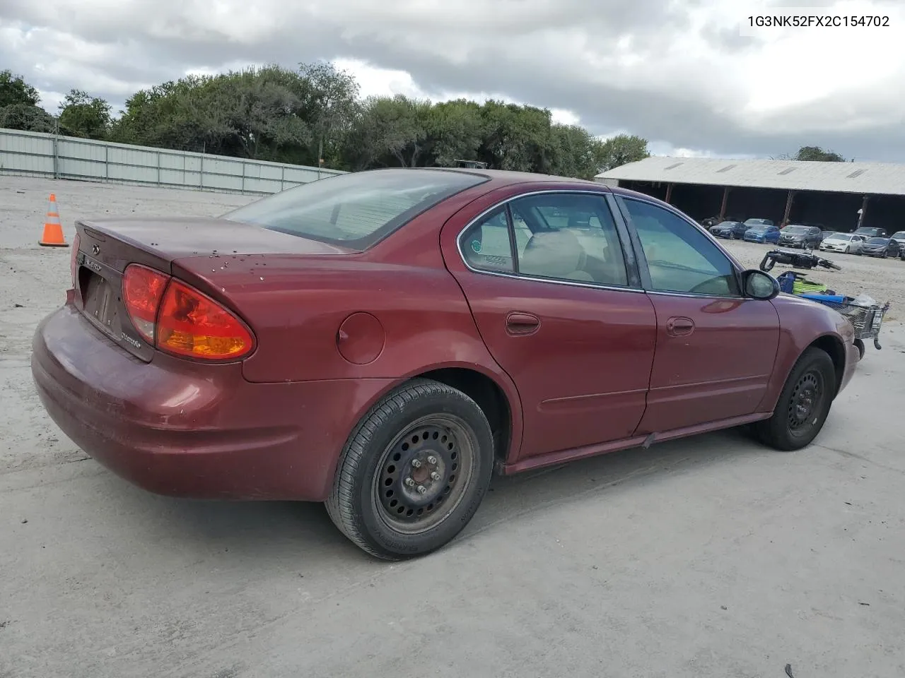 2002 Oldsmobile Alero Gx VIN: 1G3NK52FX2C154702 Lot: 78925854