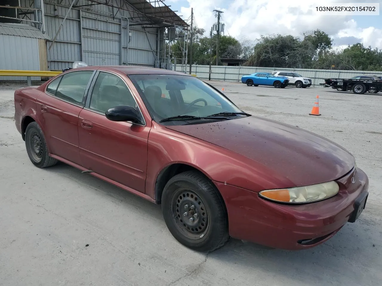 2002 Oldsmobile Alero Gx VIN: 1G3NK52FX2C154702 Lot: 78925854