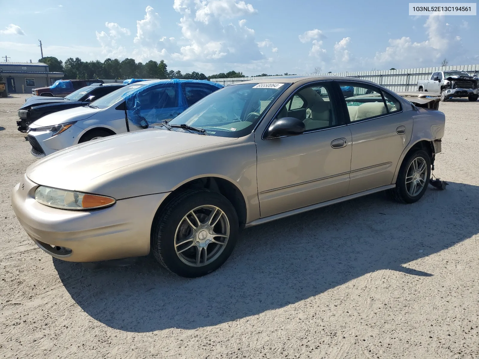 2003 Oldsmobile Alero Gl VIN: 1G3NL52E13C194561 Lot: 65550064