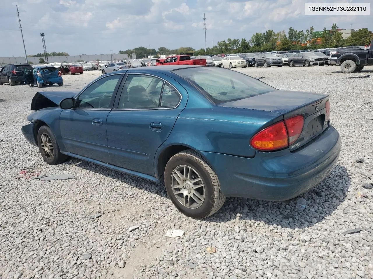 2003 Oldsmobile Alero Gx VIN: 1G3NK52F93C282110 Lot: 69598124