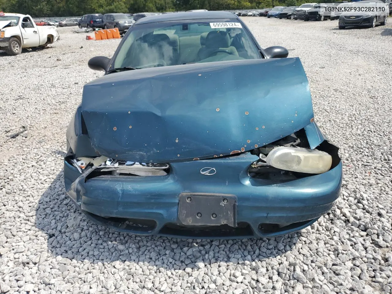 2003 Oldsmobile Alero Gx VIN: 1G3NK52F93C282110 Lot: 69598124