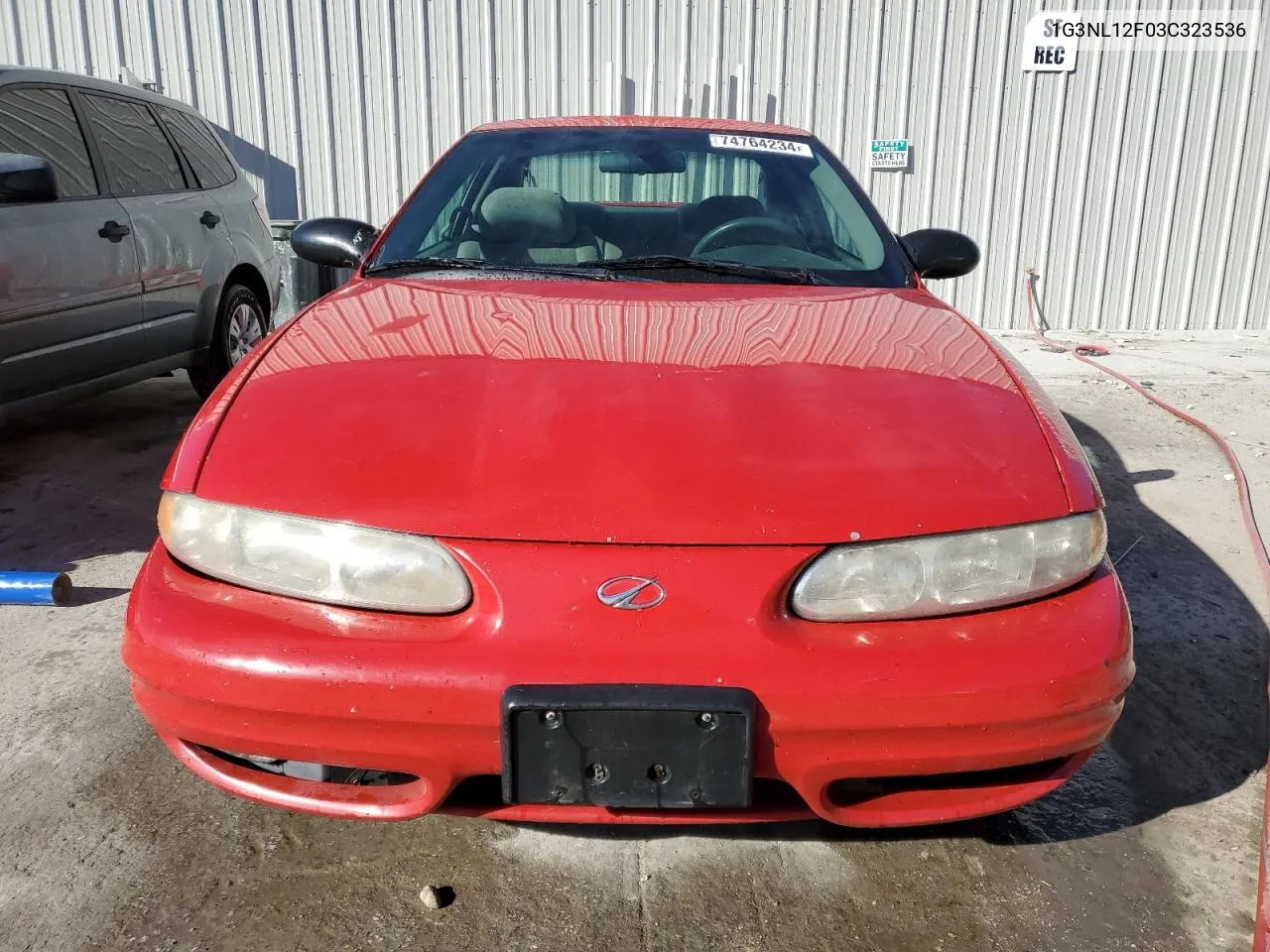 2003 Oldsmobile Alero Gl VIN: 1G3NL12F03C323536 Lot: 74764234