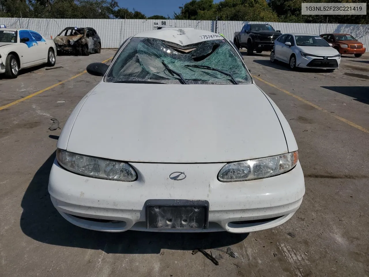 2003 Oldsmobile Alero Gl VIN: 1G3NL52F23C221419 Lot: 75747994