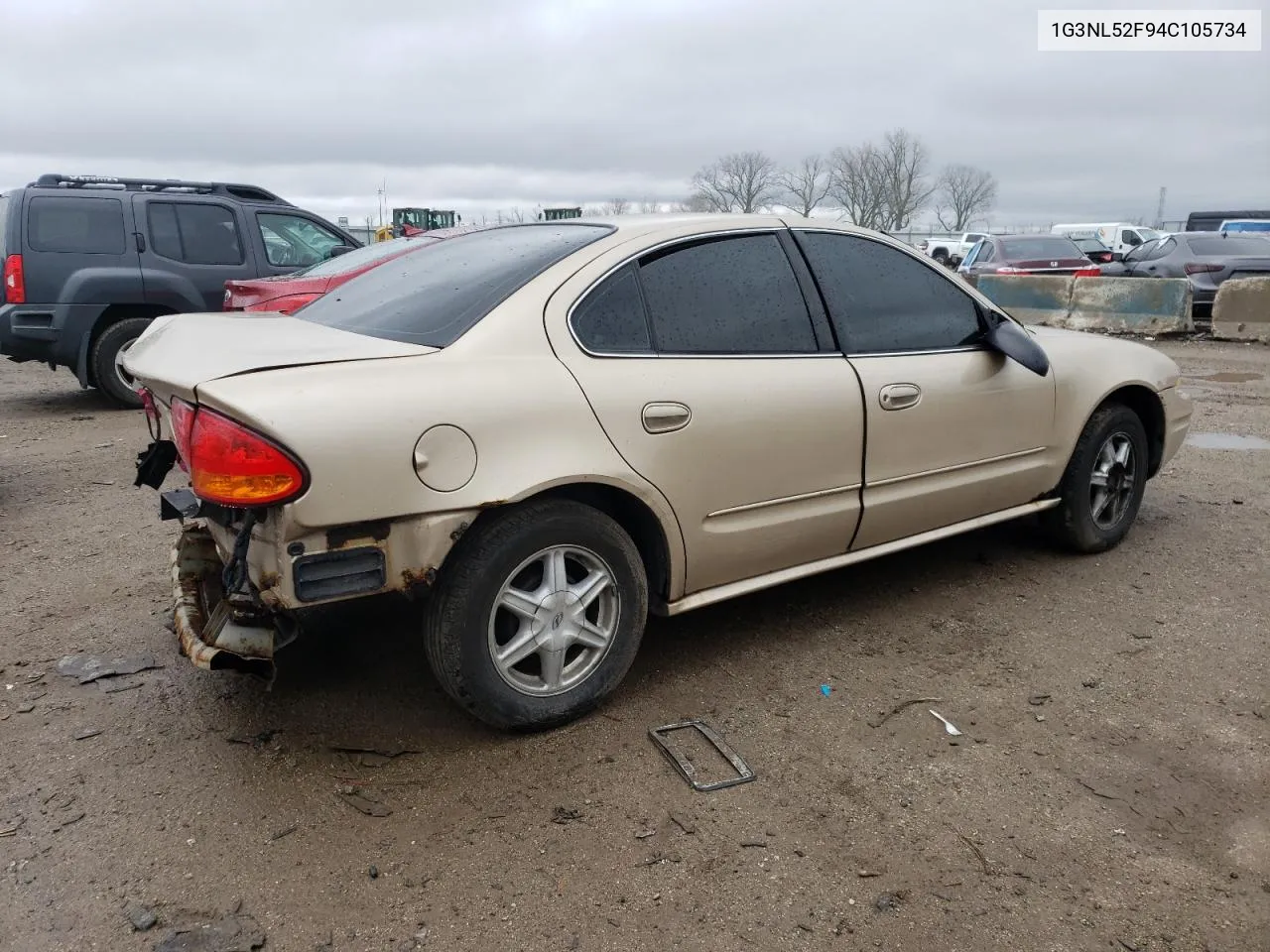 2004 Oldsmobile Alero Gl VIN: 1G3NL52F94C105734 Lot: 77624743