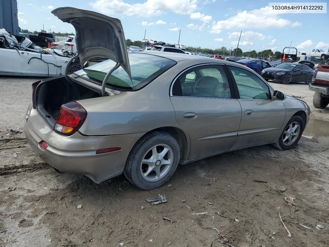 2001 Oldsmobile Aurora VIN: 1G3GR64H914122292 Lot: 75867154