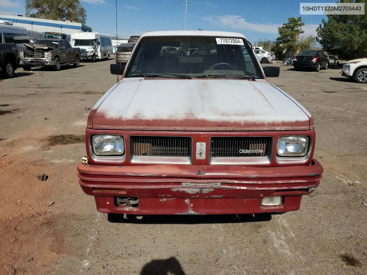 1991 Oldsmobile Bravada VIN: 1GHDT13Z0M2705443 Lot: 77072004