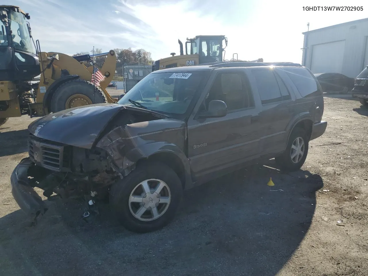 1998 Oldsmobile Bravada VIN: 1GHDT13W7W2702905 Lot: 77417944