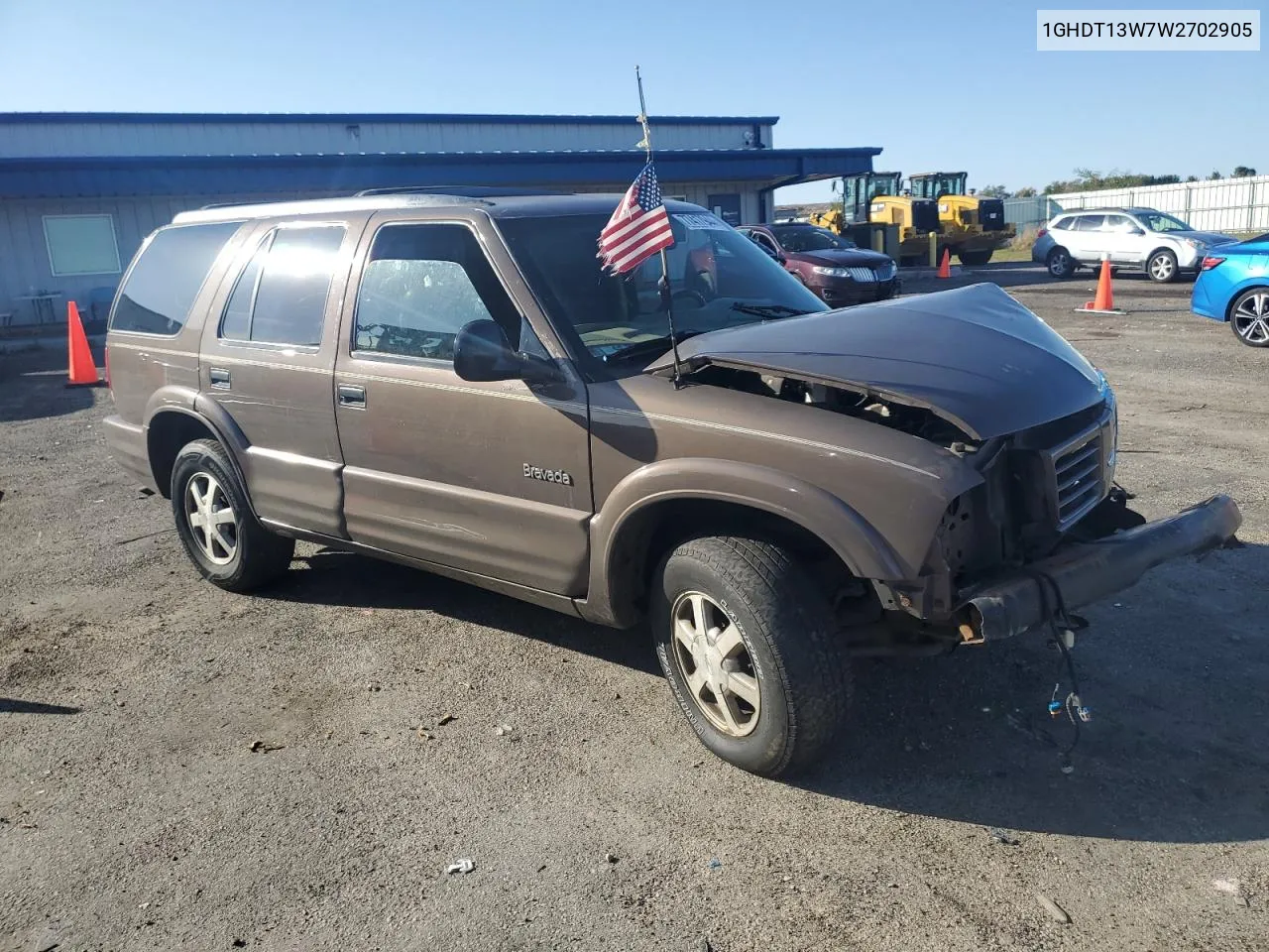 1998 Oldsmobile Bravada VIN: 1GHDT13W7W2702905 Lot: 77417944