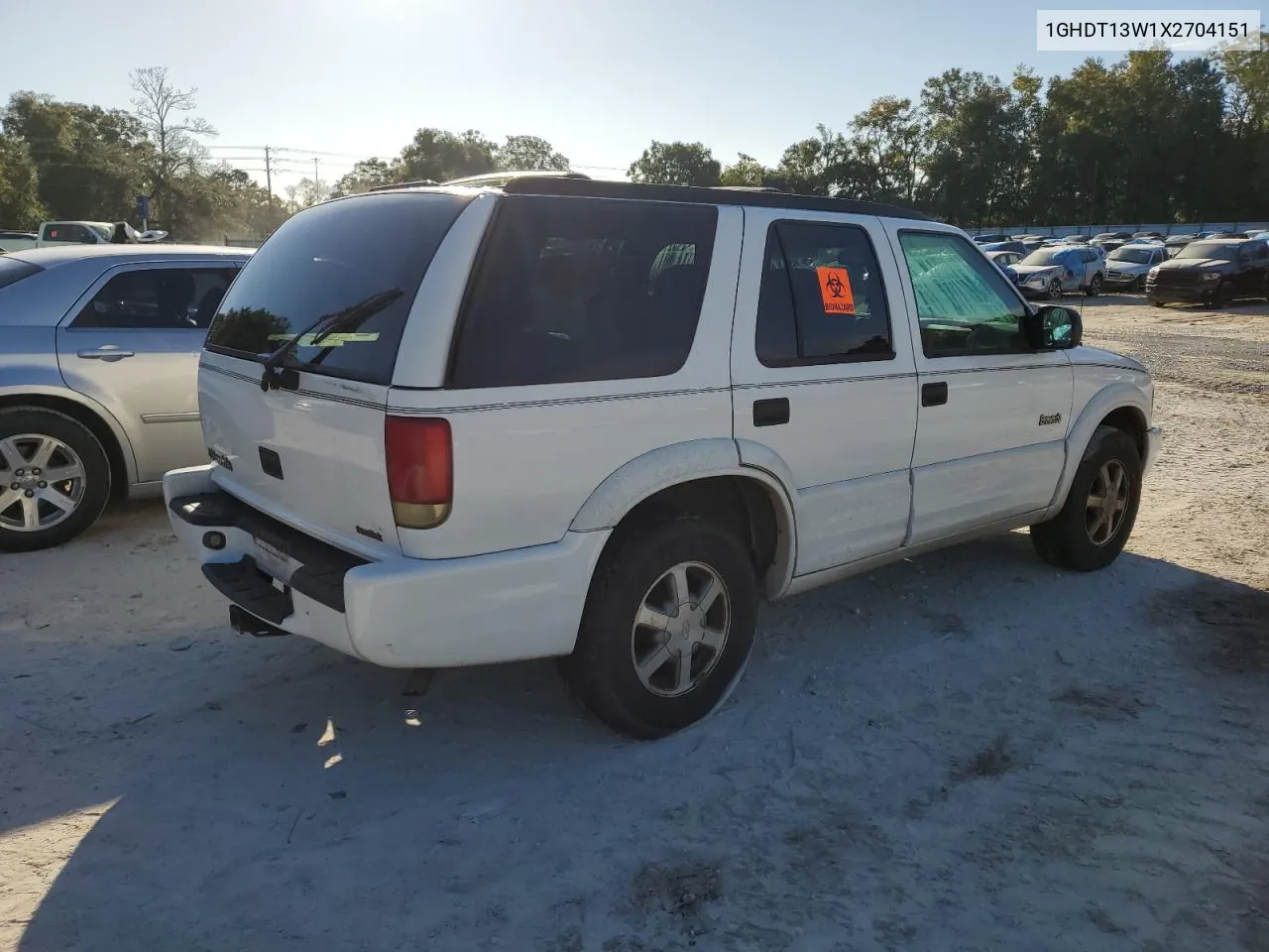 1999 Oldsmobile Bravada VIN: 1GHDT13W1X2704151 Lot: 76802764