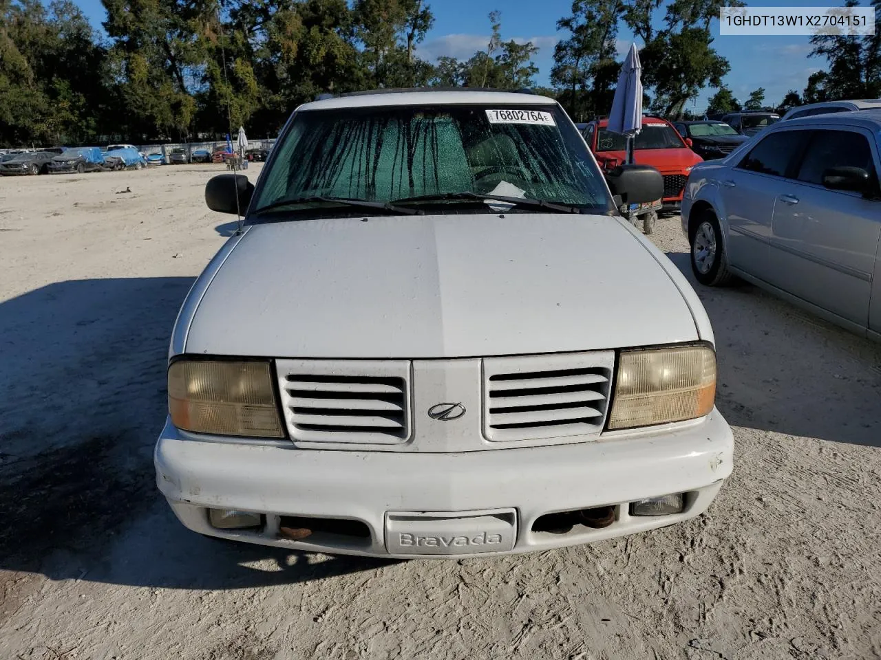 1999 Oldsmobile Bravada VIN: 1GHDT13W1X2704151 Lot: 76802764