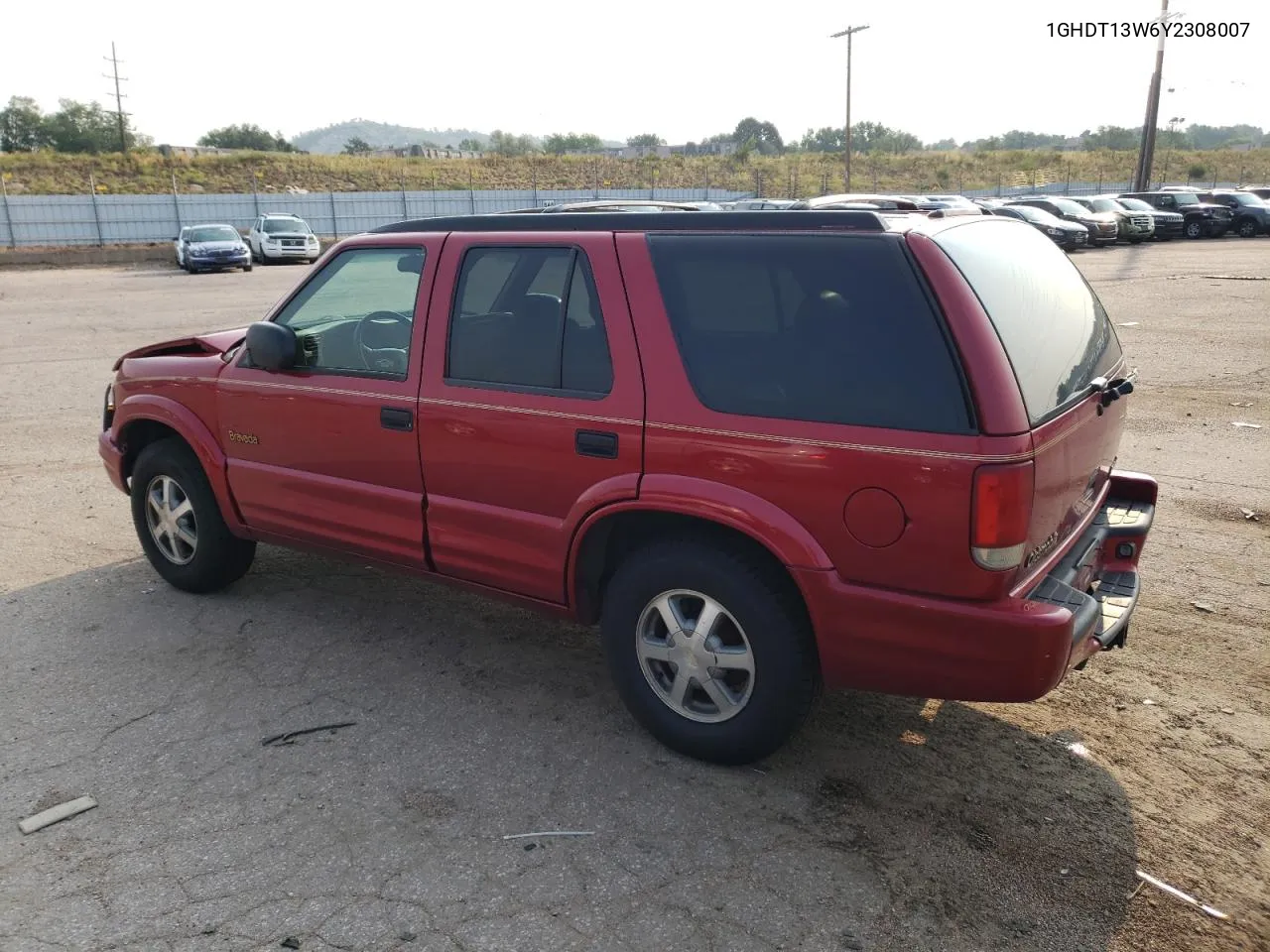 2000 Oldsmobile Bravada VIN: 1GHDT13W6Y2308007 Lot: 63862394