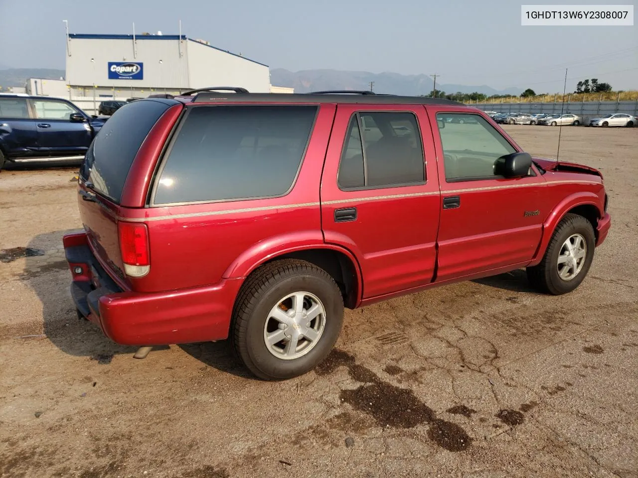 2000 Oldsmobile Bravada VIN: 1GHDT13W6Y2308007 Lot: 63862394