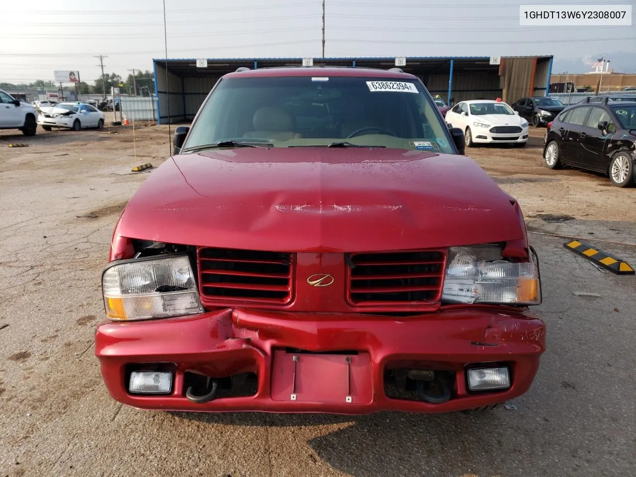 2000 Oldsmobile Bravada VIN: 1GHDT13W6Y2308007 Lot: 63862394