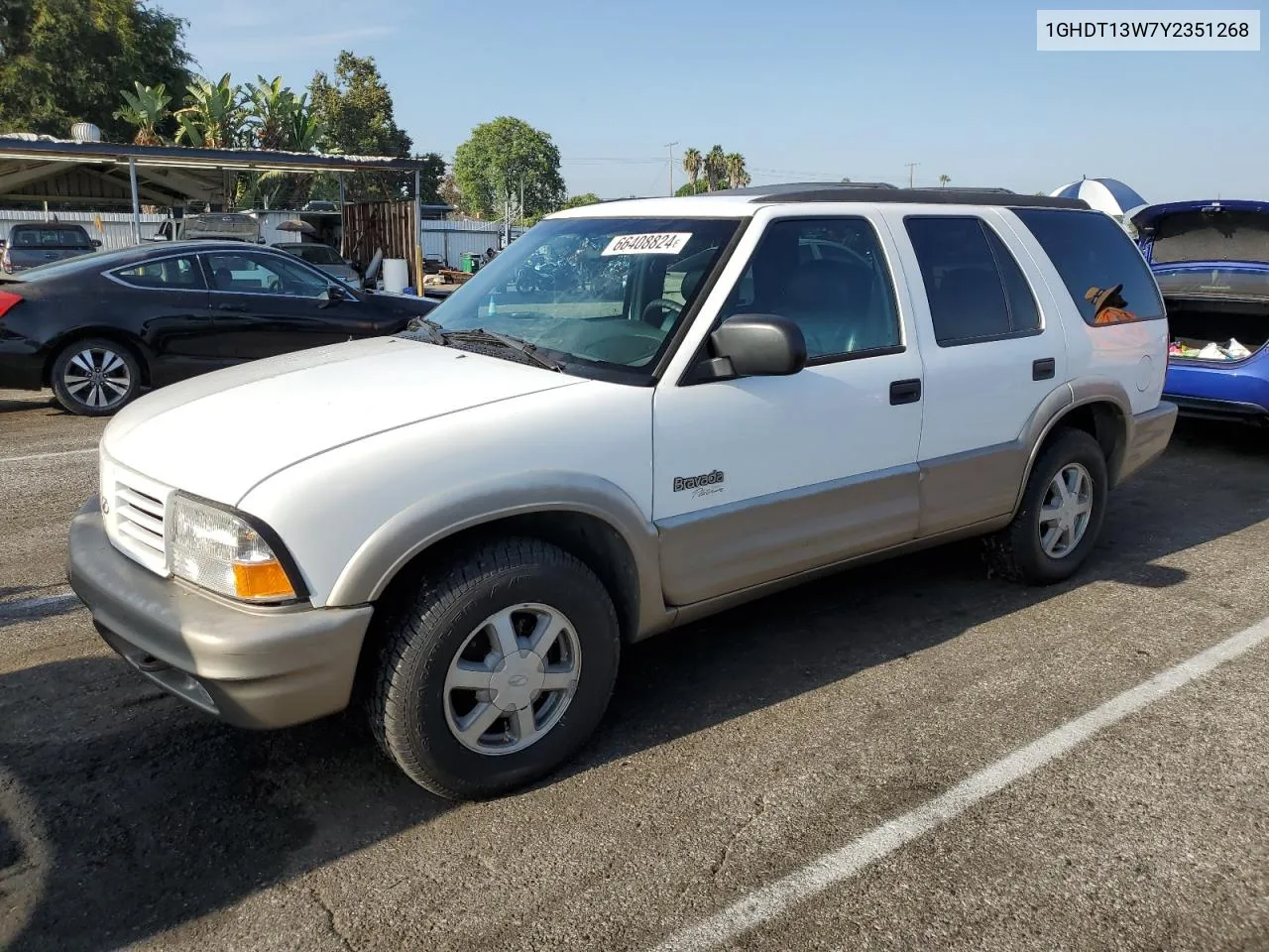 2000 Oldsmobile Bravada VIN: 1GHDT13W7Y2351268 Lot: 66408824