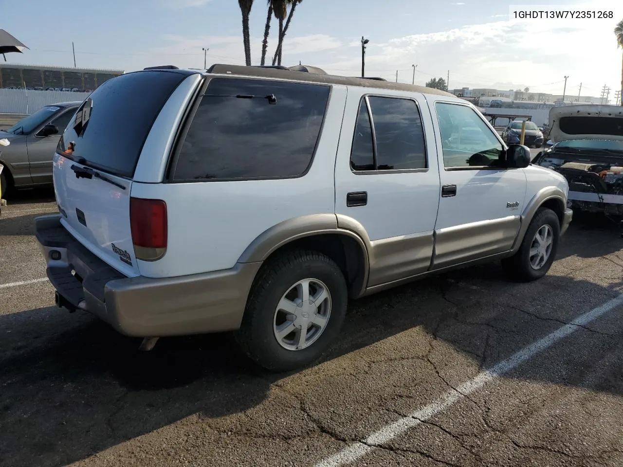 2000 Oldsmobile Bravada VIN: 1GHDT13W7Y2351268 Lot: 66408824