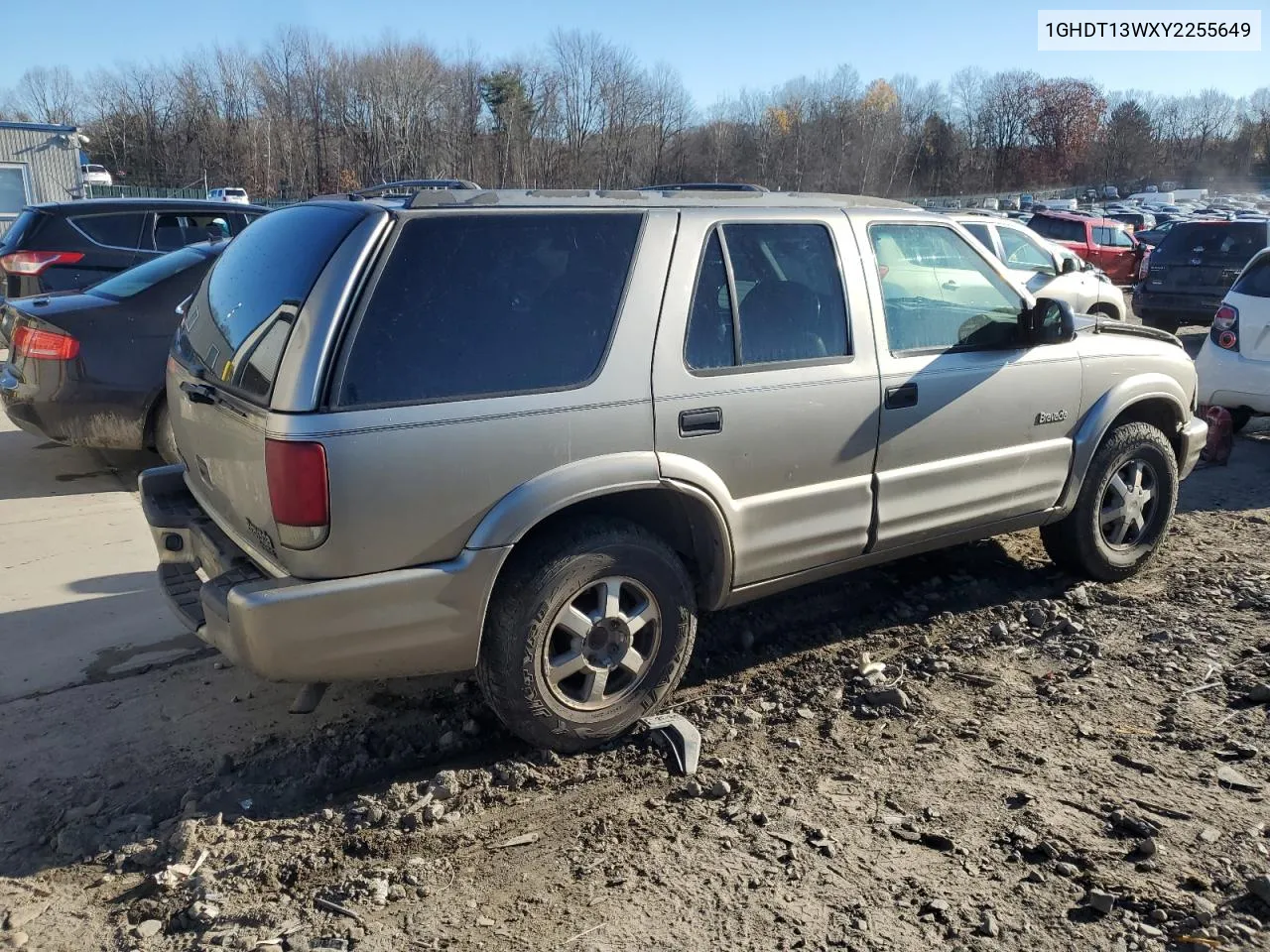 2000 Oldsmobile Bravada VIN: 1GHDT13WXY2255649 Lot: 80021214