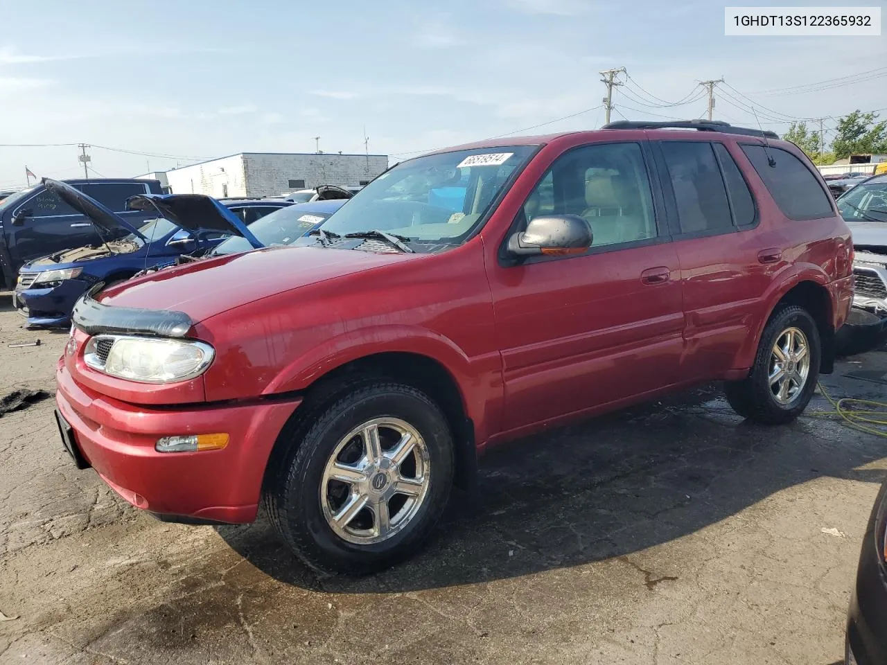 1GHDT13S122365932 2002 Oldsmobile Bravada