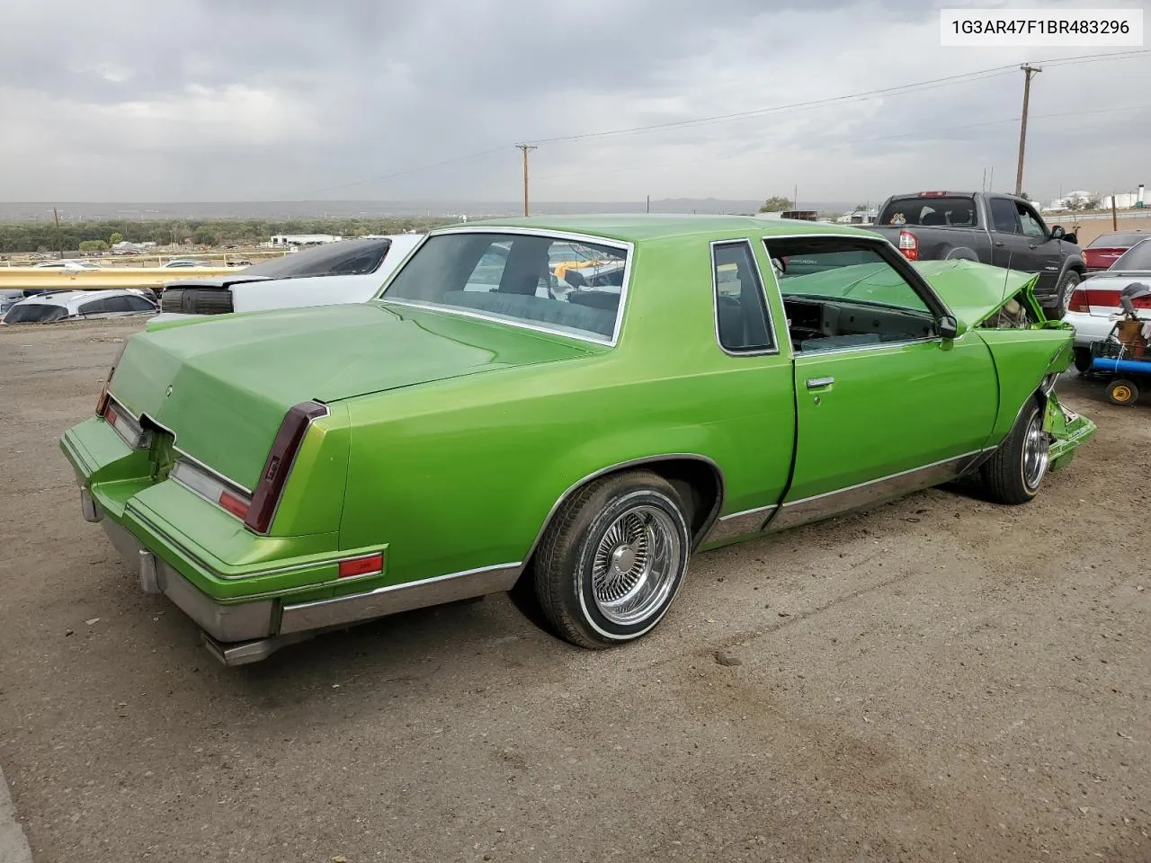 1981 Oldsmobile Cutlass Supreme VIN: 1G3AR47F1BR483296 Lot: 76765774