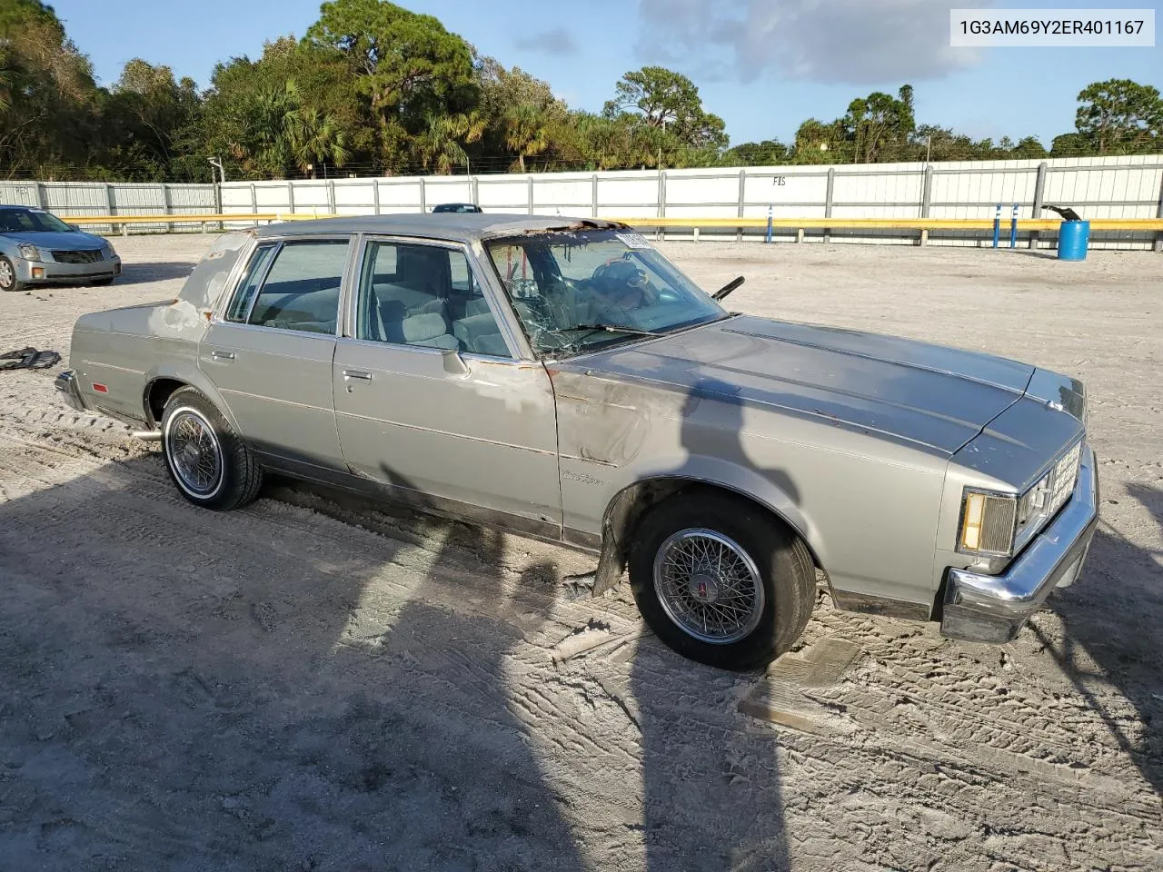 1984 Oldsmobile Cutlass Supreme Brougham VIN: 1G3AM69Y2ER401167 Lot: 79261694