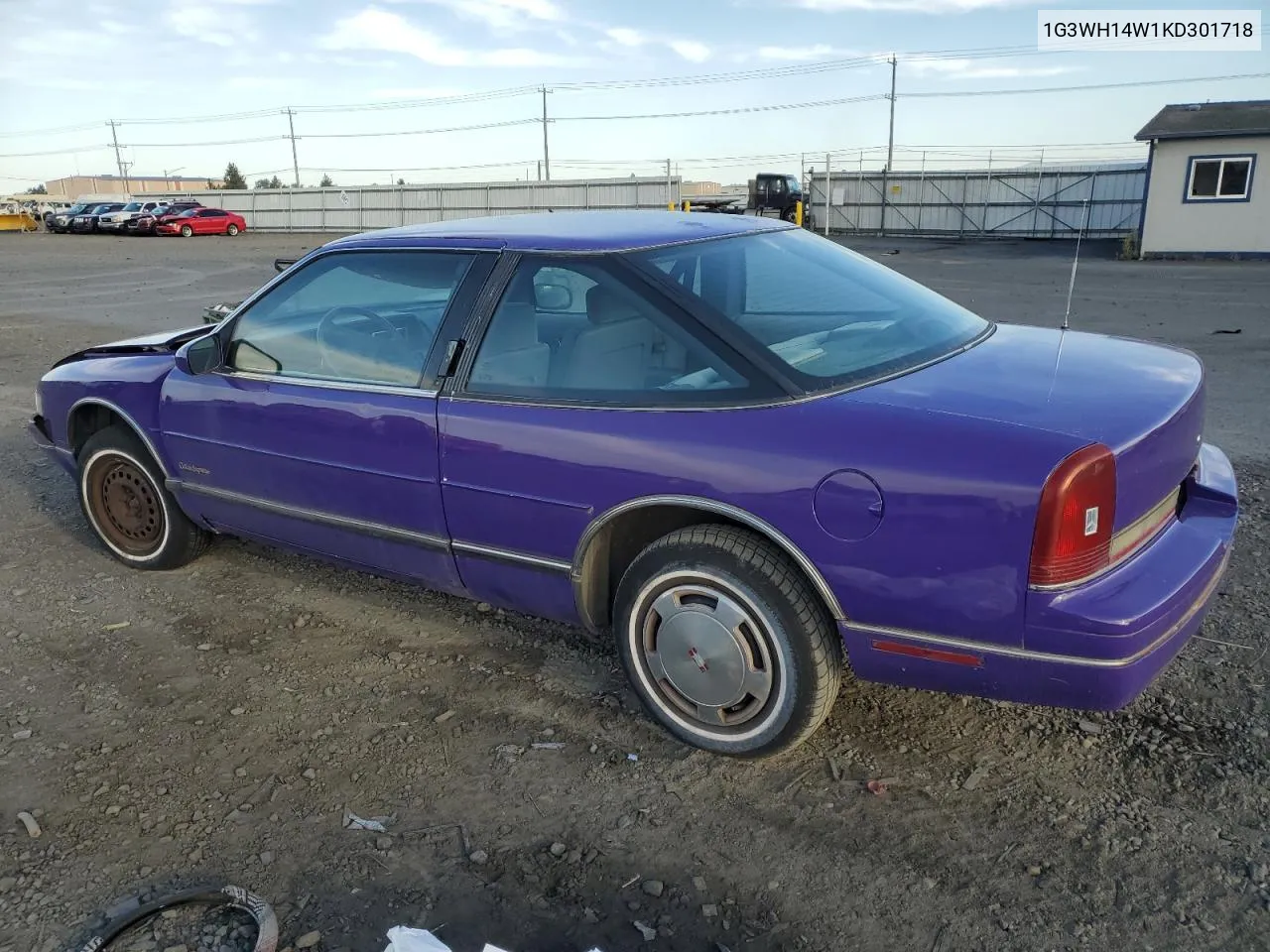 1989 Oldsmobile Cutlass Supreme VIN: 1G3WH14W1KD301718 Lot: 71632384