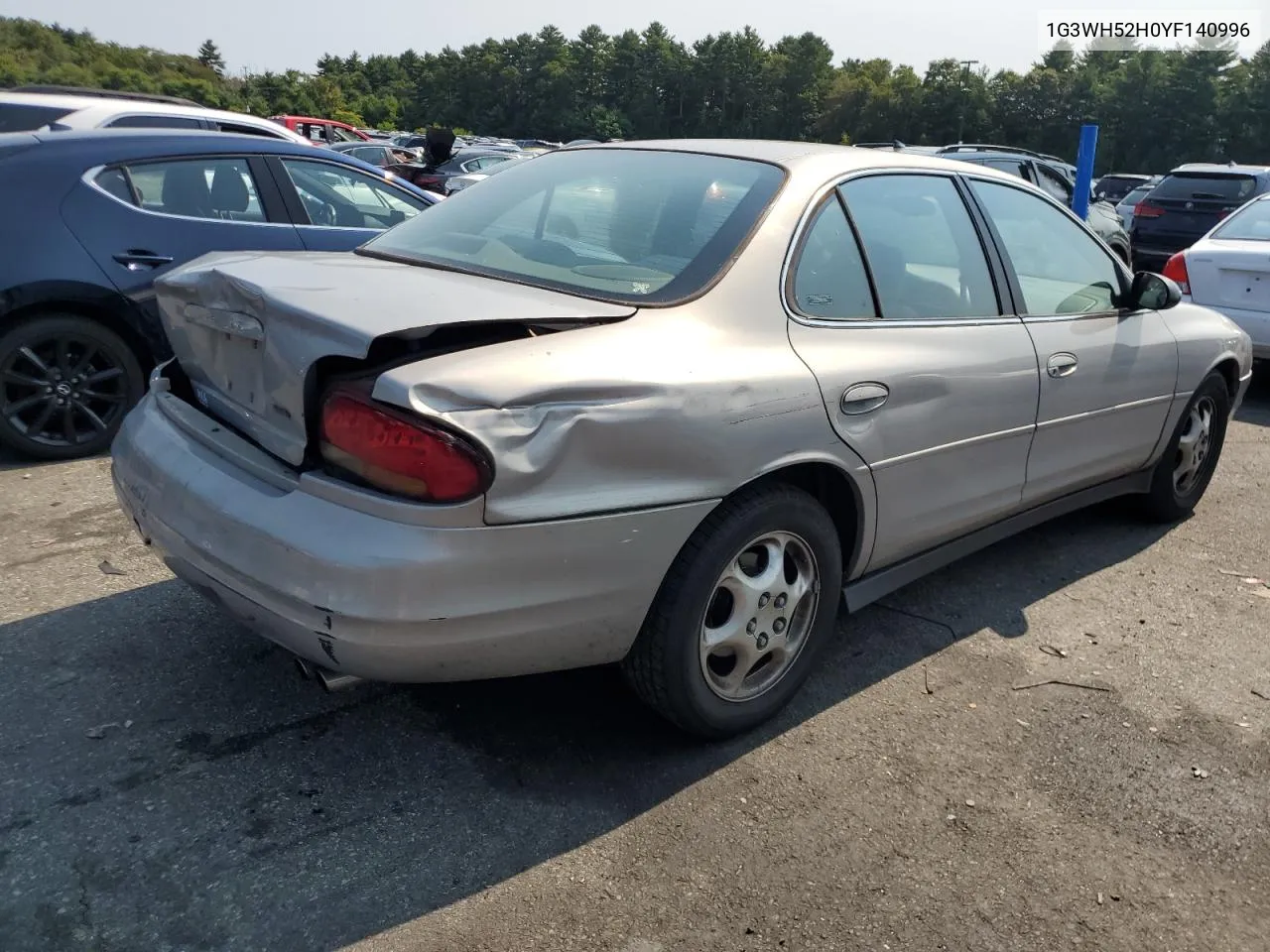 2000 Oldsmobile Intrigue Gx VIN: 1G3WH52H0YF140996 Lot: 71418764