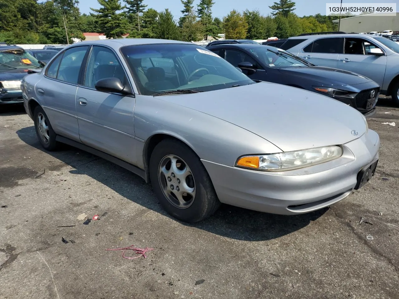 2000 Oldsmobile Intrigue Gx VIN: 1G3WH52H0YF140996 Lot: 71418764