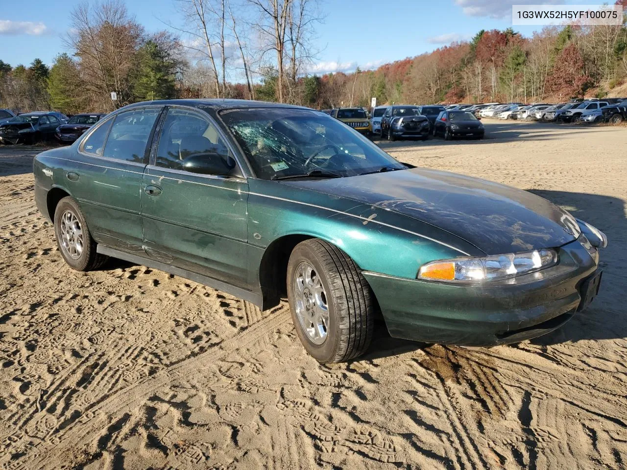 2000 Oldsmobile Intrigue Gls VIN: 1G3WX52H5YF100075 Lot: 79327534