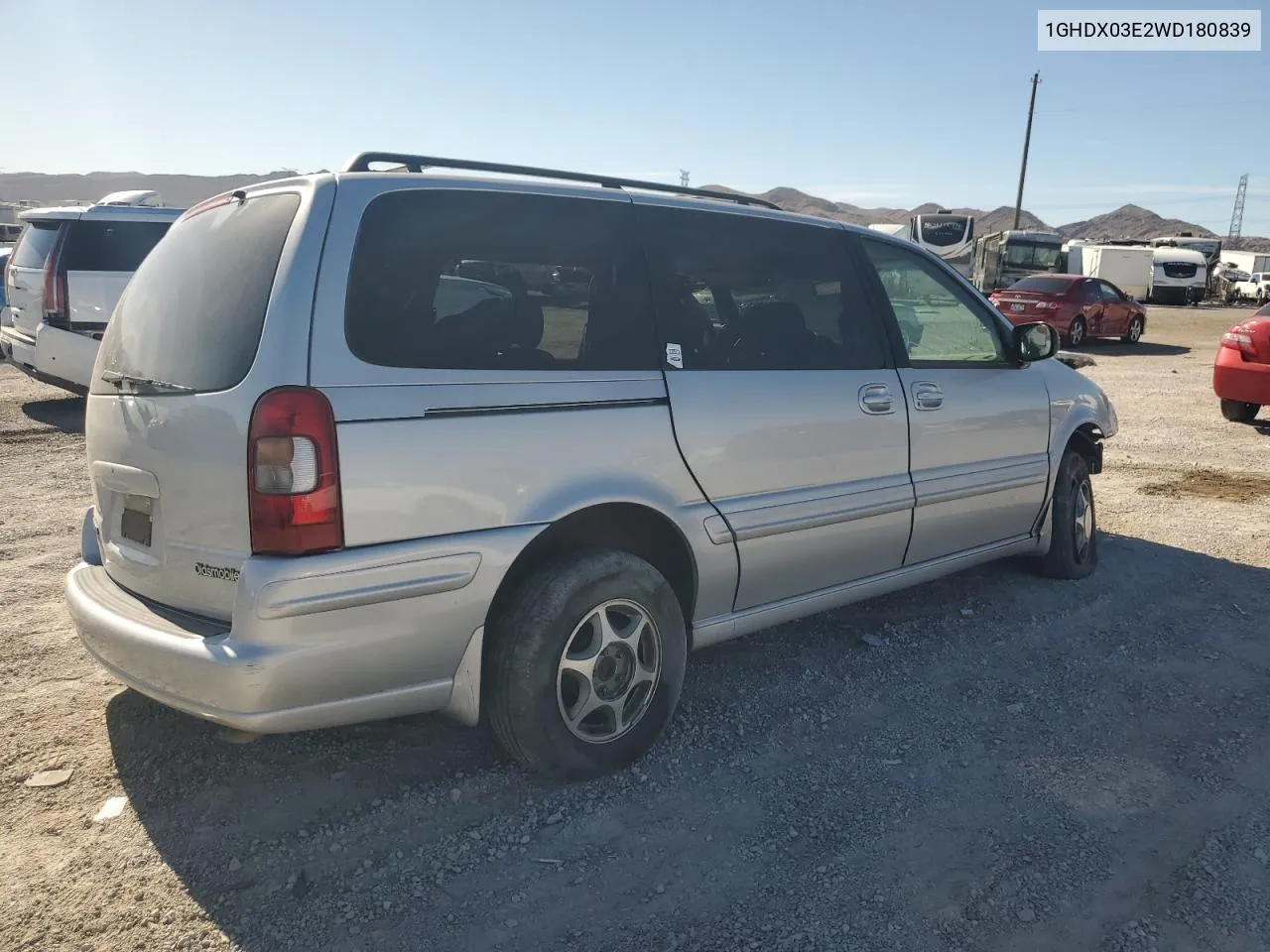 1998 Oldsmobile Silhouette VIN: 1GHDX03E2WD180839 Lot: 69971974