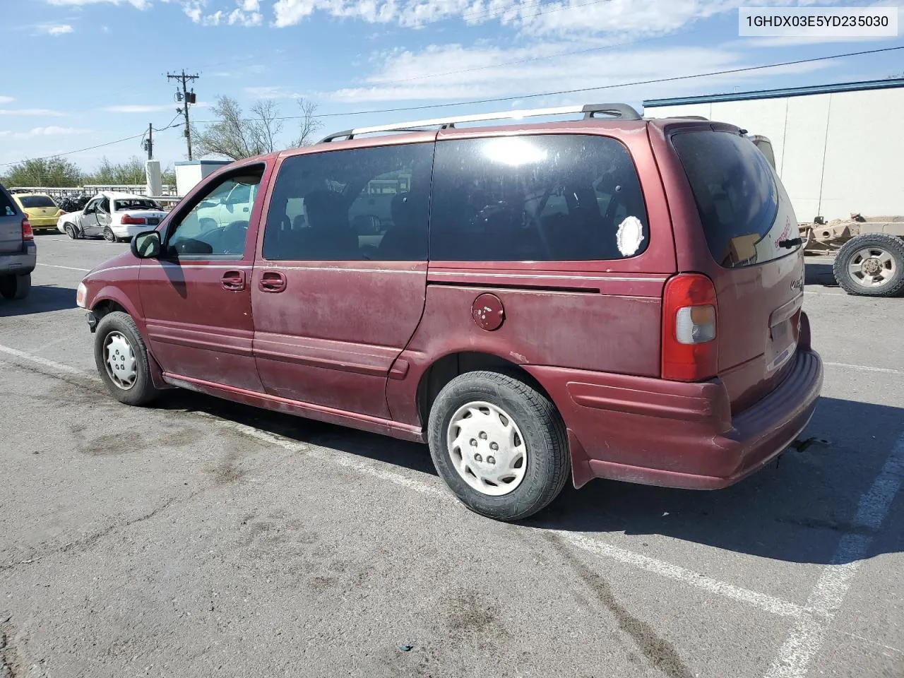 2000 Oldsmobile Silhouette VIN: 1GHDX03E5YD235030 Lot: 73780904